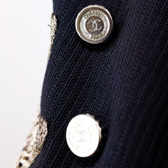 Chanel Spring 06 Chain Embroidered Nautical Jacket - Picture 7 of 15